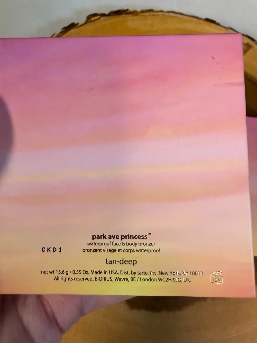 Two Tarte Limited edition Park Ave Princess Face and Body Bronzer Tan Deep color